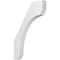 Ekena Millwork 3 1/2-in. W x 22-in. D x 34-in. H Legacy Architectural Grade PVC Knee Brace BRCP035X22X34LEC - alternate 1